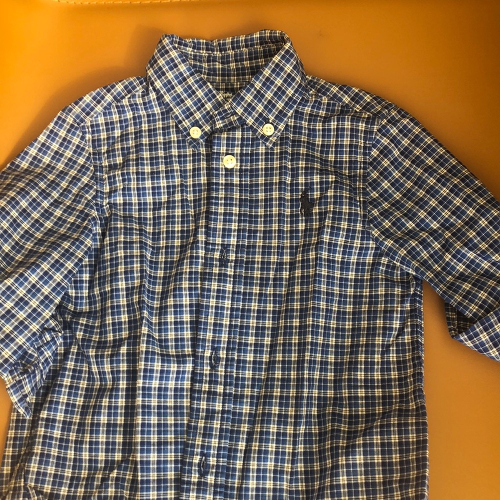 Almost New Ralph Lauren Button Down Shirt - 18 Mo